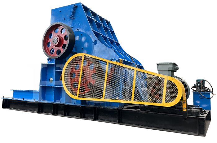 雙級粉碎機對輥破碎機、河卵石制砂機、石頭制砂機大圖