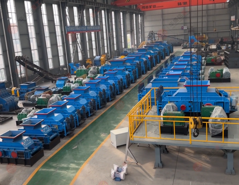 全液壓對輥制砂機